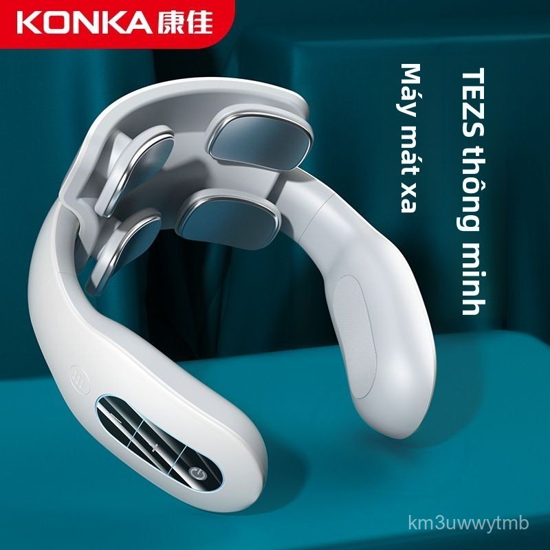 Máy massage cổ vai gáy KONKA nhiệt nóng giảm đau mỏi cơ cổ thư giãn tiện lợi tại nhà