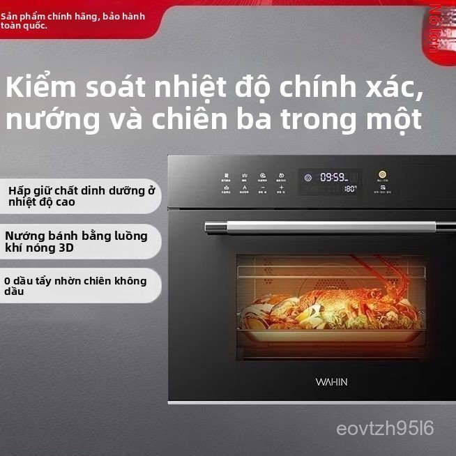 Lò nướng hấp âm tủ Hualing HD300 chiên không dầu thông minh đa năng