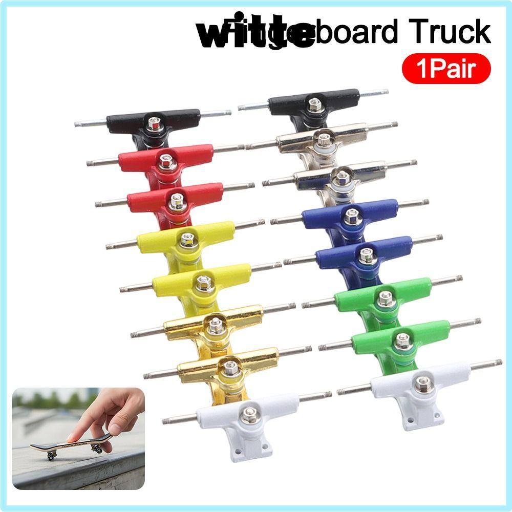 WITTE 1 Cặp Giá đỡ sàn chịu lực, có đai ốc Bu lông xe tải Fingerboard Truck, Mini 32mm Model Finger 