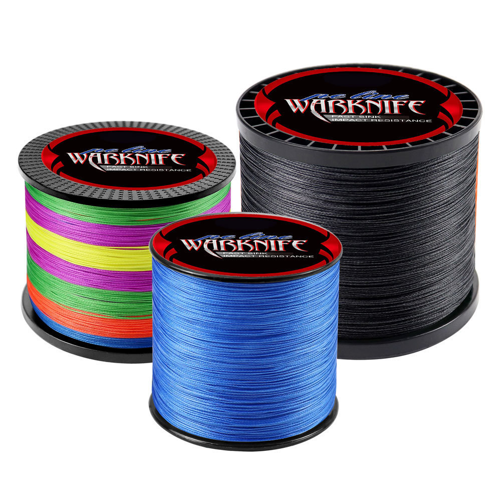 WARKLIFE 1000M 8 Dây Bện Dây Câu Cá PE Dây Cá Chép Dây Câu 100% PE