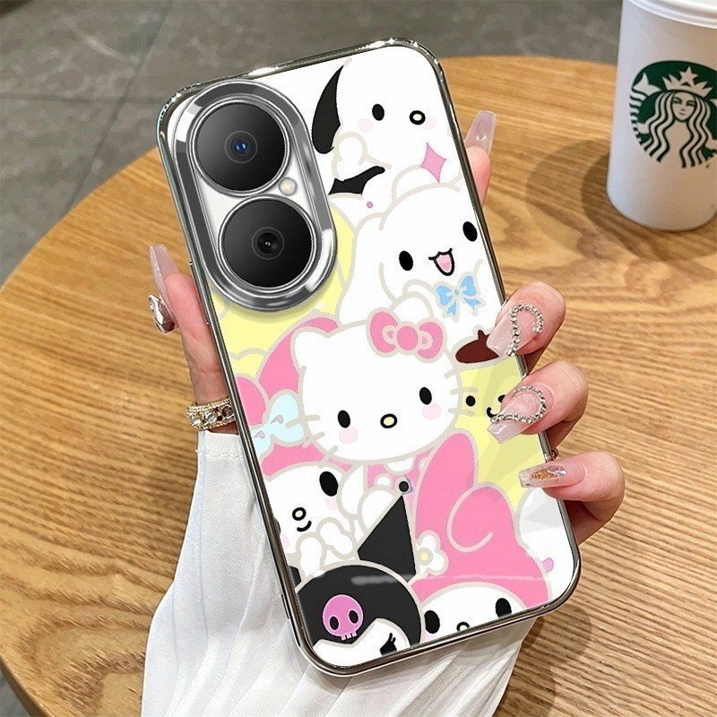 Imamura Dành Cho OPPO A2X Ốp Lưng Hoạt Hình Gia Đình Melody All-Round 4-Corner Chống Rơi Ốp Lưng Điệ