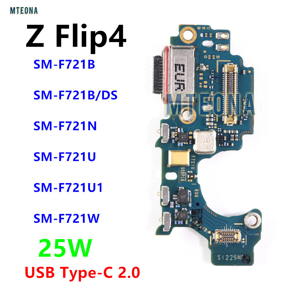 25W Nhanh USB Type-C Cổng Sạc Ban Jack Dock Kết Nối Cho Samsung Galaxy Z Flip4 F721N F721 SM-F721B F