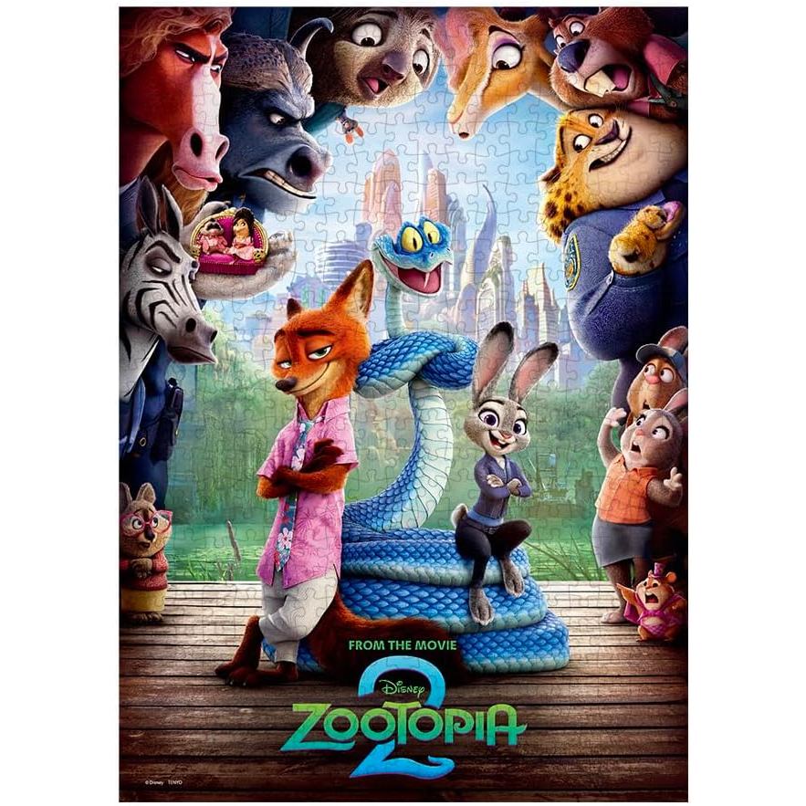 Tenyo Made in Japan 500 Piece Jigsaw Puzzle Disney Judy, Nick and Gary (Disney Movie Zootopia 2) (35