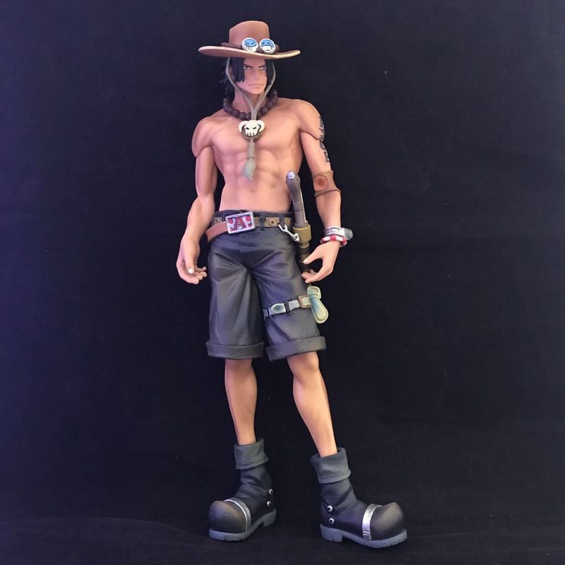 One Piece One Piece One Piece One Piece Top Showdown Siêu Huge Fire Fist Ace Group Đứng Đóng Hộp Hìn