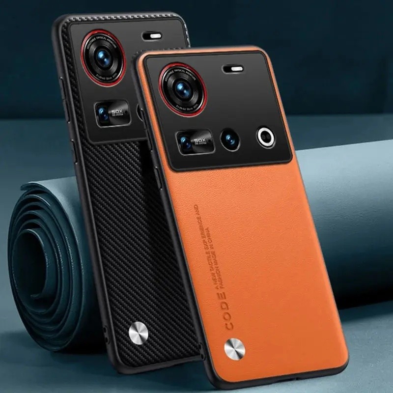 Ốp Da PU Sang Trọng Cho Nubia Z70 Ultra 5G Ốp Lưng Silicon Mờ Bảo Vệ Chống Sốc Ốp lưng ZTE Nubia Z70