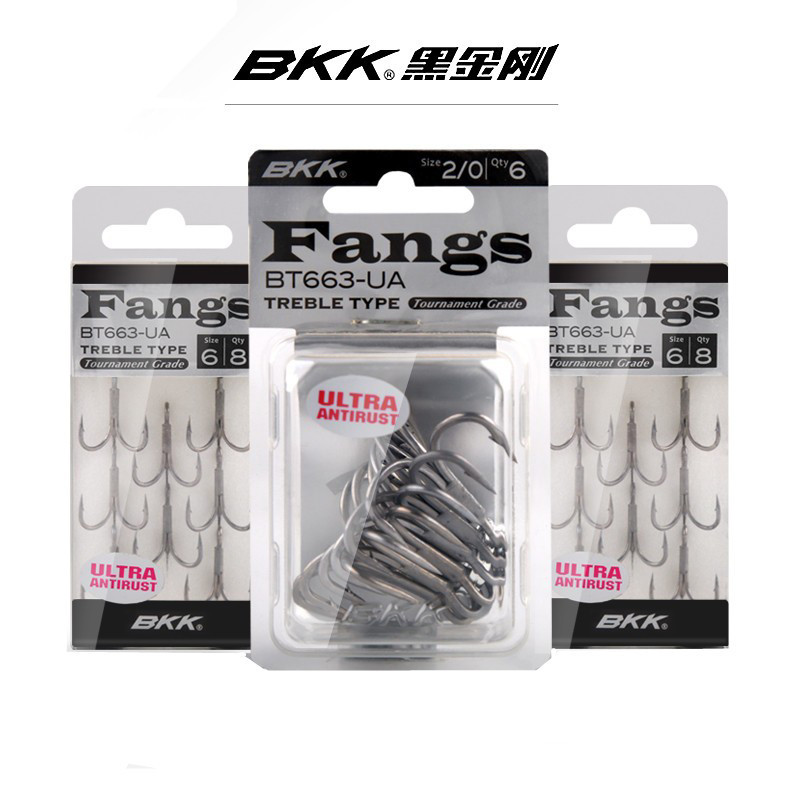 BKK Black King Kong BT663-UA-4X Móc ba móng tay được gia cố bằng ba móng tay ba lỗ móc ba lỗ