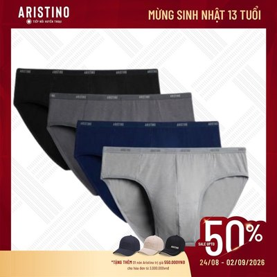 Combo 3 Quần Lót Tam Giác Nam Aristino Chất Liệu Bamboo Kháng Khuẩn Ôm Gọn Thoải Mái ABF011EXP03