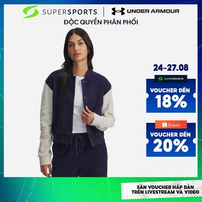 Áo Khoác Nữ Under Armour Icon Terry Varsity - 6007032-410