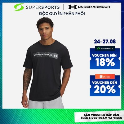 Áo Thun Tay Ngắn Nam Under Armour Camo Chest Stripe - 1376830-002
