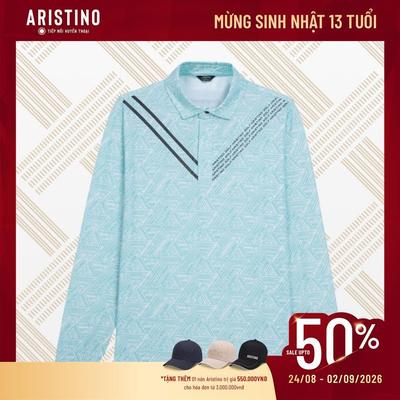 ARISTINO Áo polo dài tay Họa tiết Golf ALPG31W2