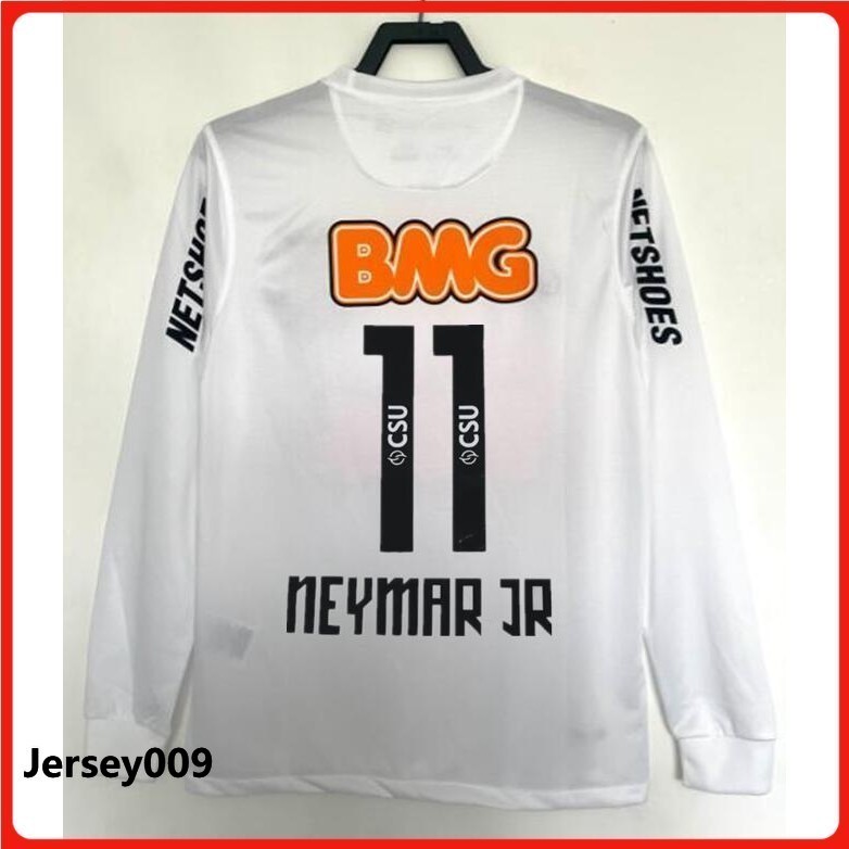 Retro: Áo bóng đá dài tay Santos mùa giải 2013 # NEYMAR JR
