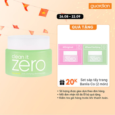 Sáp Tẩy Trang Banila Co Clean It Zero Pore Clarifying Cleansing Balm 100ml | Guardian Việt Nam