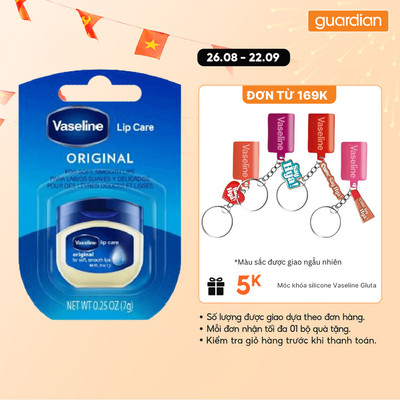 Sáp Dưỡng Môi Vaseline Lips Therapy Original Không Màu 7Gr