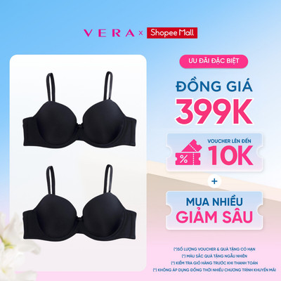 [GIÁ ĐỘC QUYỀN] COMBO 2 Áo ngực Misaki cup 3/4 mút mỏng dáng trơn basic -M1004