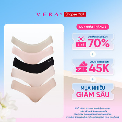 [LIVE] Combo 5 Quần lót nữ  Misaki su lạnh mềm lưng vừa không viền cao cấp thoải mái thoáng khí - M1018