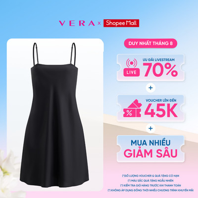 [GIÁ ĐỘC QUYỀN] Đầm ngủ hai dây dáng ngắn chất lụa Latin cao cấp trơn nhiều màu Misaki- M1085