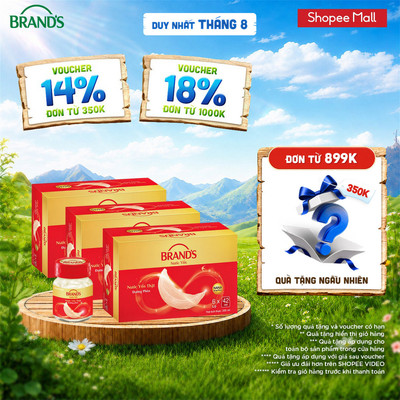 Combo 3 Nước yến thật BRAND'S Đường Phèn (42 ml x 6 lọ)