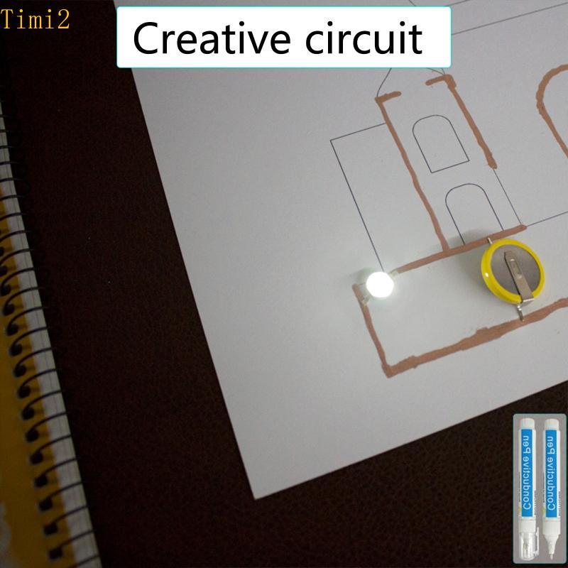 Conductive Ink Pen Super Conductivity for Physics Experiments DIY Circuits