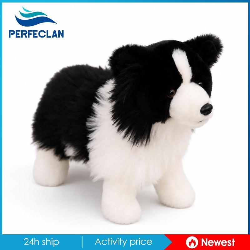 Border Collie Thú Nhồi Bông Chó Cuddly Border Collie Thú Nhồi Bông Đồ Chơi Nhồi Bông Với Chất Liệu M