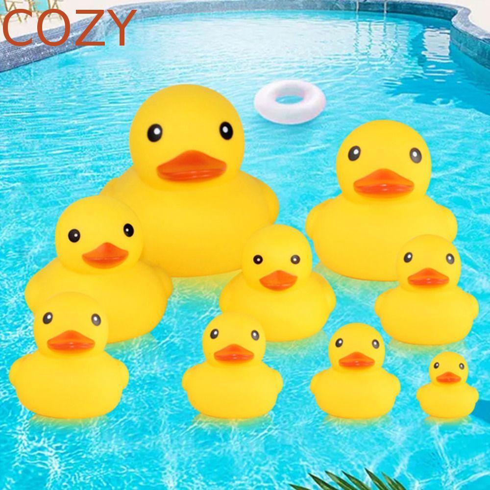 Vịt COZY với đồ chơi tắm âm thanh bóp, Đồ chơi tắm cho bé Vịt vàng Phao Vịt vàng, Đồ chơi tắm cho bé