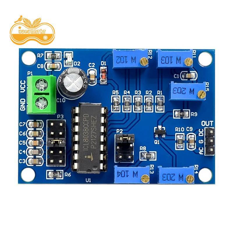 Mô-đun tạo tín hiệu ICL8038 Dải tần số trung bình / thấp 10Hz đến 450KHz Đầu ra sóng sin hình tam gi