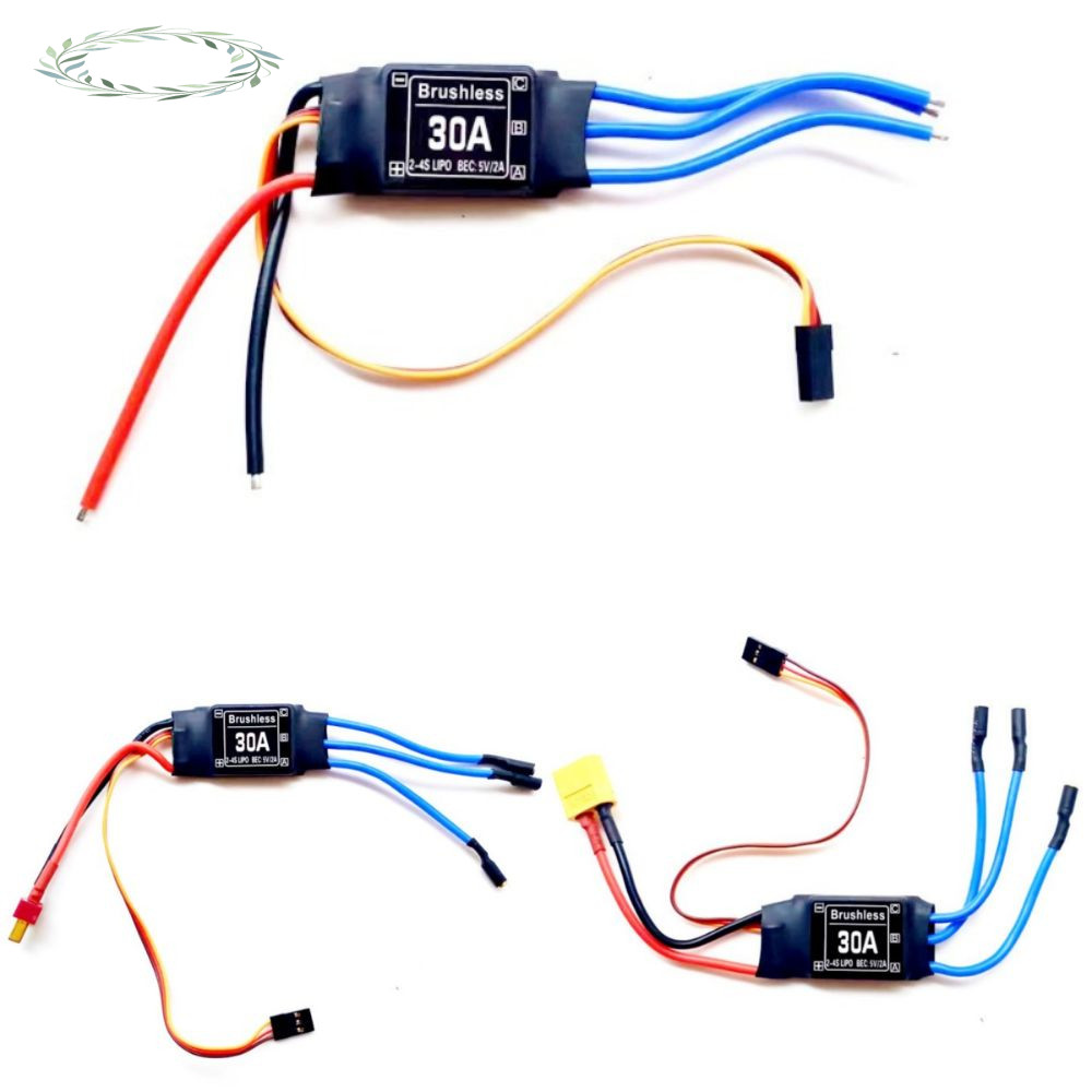 ESC không chổi than, 30A 40A 2-4s Bộ điều khiển tốc độ điện tử, Ubec 5V 3A Dễ sử dụng Phụ tùng máy b