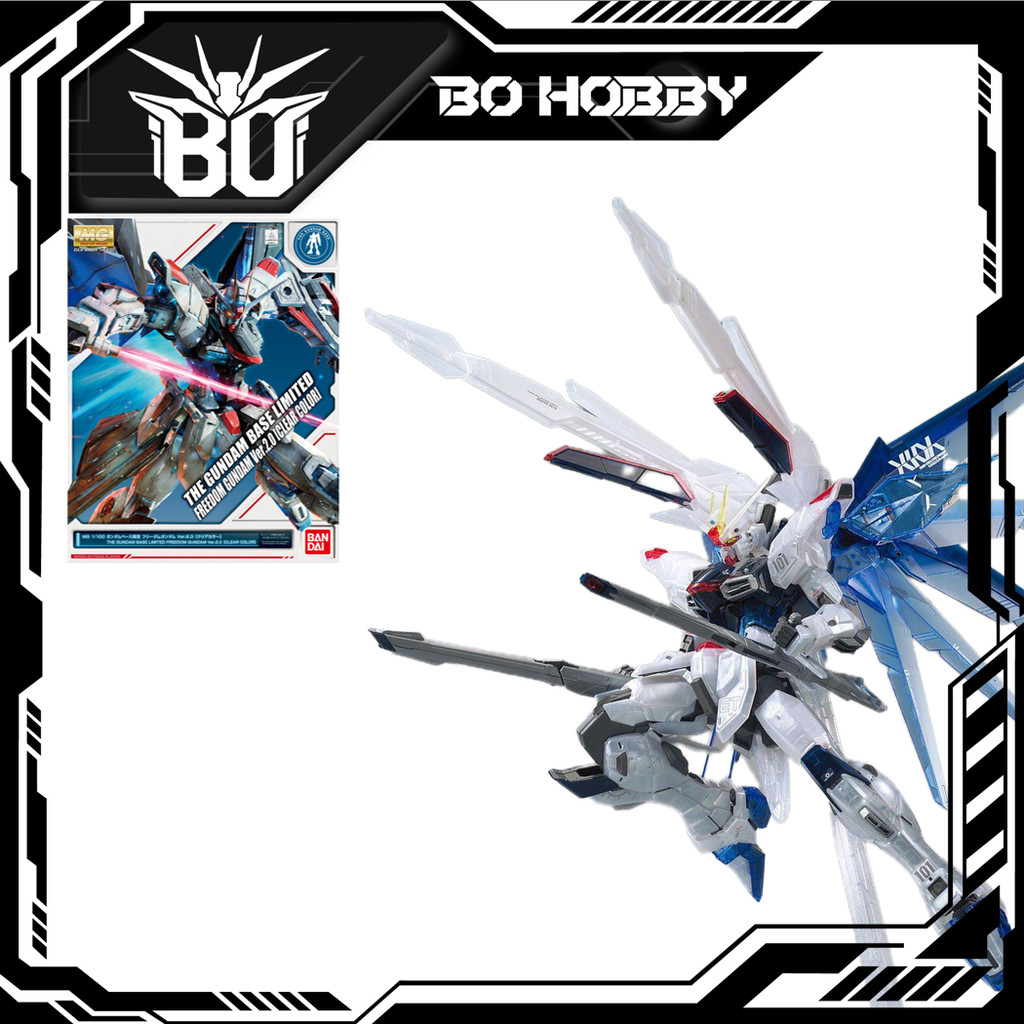 MG 1/100 THE GUNDAM BASE LIMITED FREEDOM GUNDAM Ver 2.0 - CLEAR COLOR