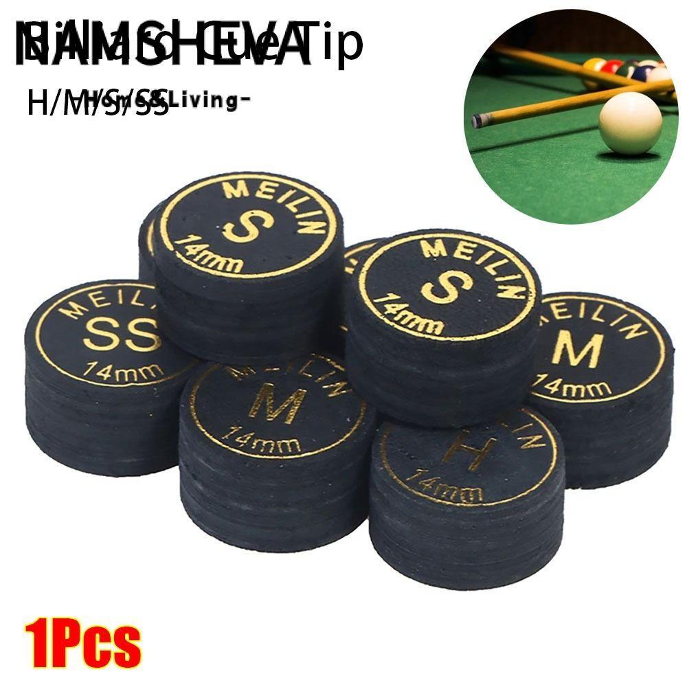 NAMSHEVA 1 Cái Đầu Cue Billards, Phụ kiện sửa chữa cực H / M / S / SS Đầu Billards, 14mm Snooker Poo