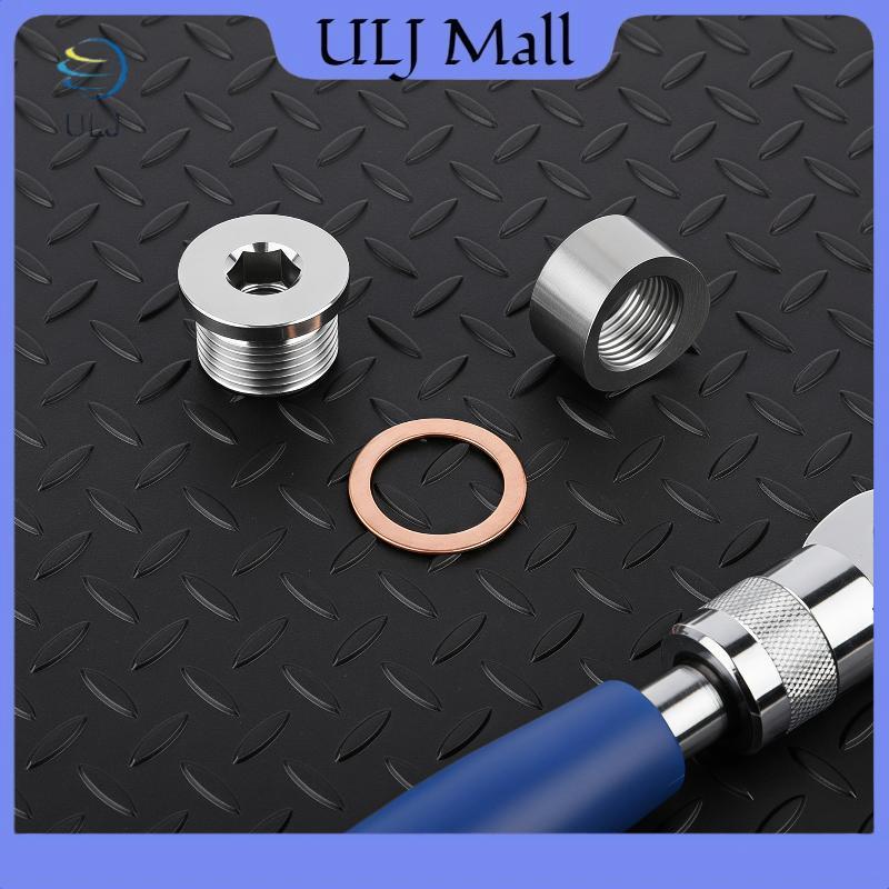 ULJ Cảm Biến Oxy Cong Cắt Đai Ốc Cắm 1 Bộ Thép Không Gỉ Chắc Chắn formercial Garage Auto Repair ks.
