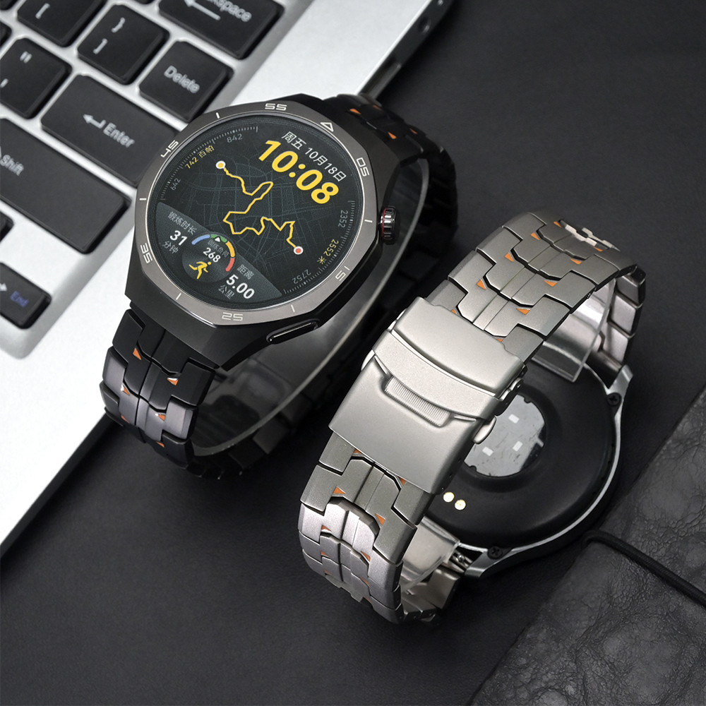 Dây đeo titan 22mm cho Huawei Watch GT7 Pro / GT6Pro GT7 / GT6 / 5 / 4 46mm Dây đeo đồng hồ kim loại