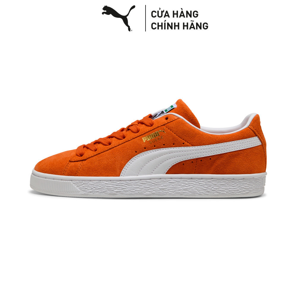 Giày Thời Trang PUMA Unisex Suede Classic Cayenne Pepper-White Màu Cam