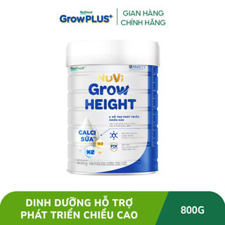  Sữa Bột Nuvi Grow Height phát triển chiều cao Trên 1 tuổi Lon 800g 