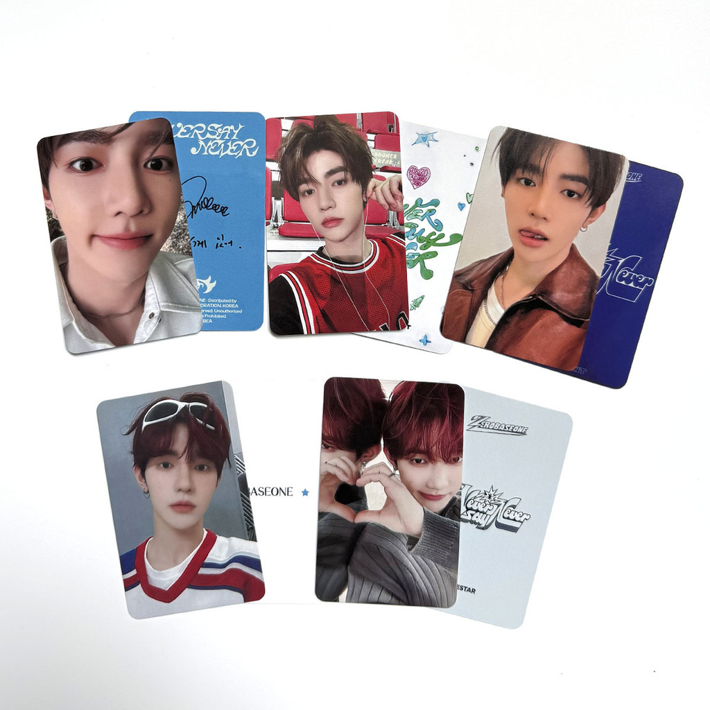 3-9 Chiếc ZB1 Zhang Hao KHÔNG BAO GIỜ NÓI Lomo Cards YUJIN Our BLUE Bakery ZEROBASEONE Photocard Ric