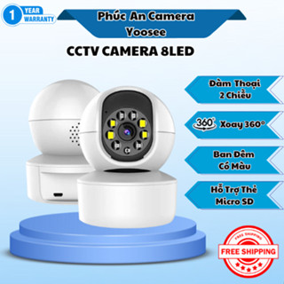 Camera Wifi V360Pro 8MP - Giám Sát Thông Minh, Góc Nhìn Toàn Cảnh, Đàm Thoại 2 Chiều, Báo Động Nhanh