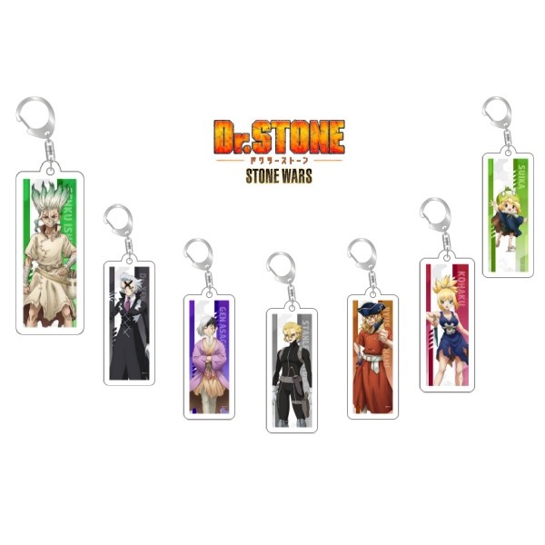 Anime Dr.STONE  Acrylic keychain Pendant pendant Wallet pendant Fan gift 6cm