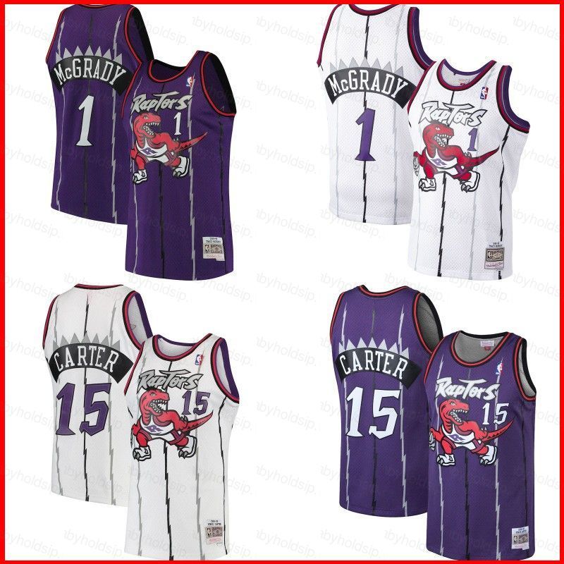 Áo Jersey Toronto Raptors Carter McGrady phiên bản kỷ niệm, size lớn