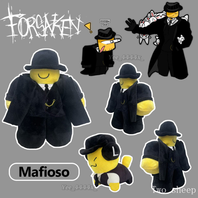 <Mafia bỏ rơi> Đồ chơi sang trọng Hoạt hình Mafia Đồ chơi ngoại vi Trò chơi dành cho người hâm mộ Tr