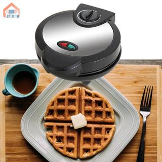 Máy làm bánh quế Acutuna Bàn ủi bánh quế điện 9 inch Dễ dàng làm sạch vỉ nướng bánh Điều khiển màu nâu có thể điều chỉnh Chống dính cho đồ ăn nhẹ Bữa sáng