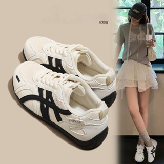FOXER Thời Trang giày thể thao Nữ Đế Bằng Mềm Mại Thoải Mái Nhẹ Trắng Đen giày thể thao học sinh