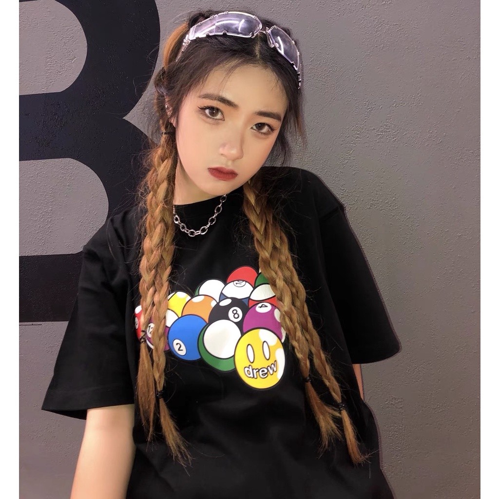 Áo Drew Bi a tee Billiards vải cao cấp  tay lỡ nam nữ phong cách trẻ trung, mặc form cực đẹp