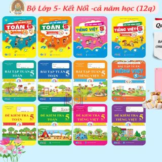 Sách Bài Tập hàng ngày, Bài Tập Tuần, Đề Kiểm Tra Toán - Tiếng Việt Lớp 5, Kết nối tri thức - Lẻ tuỳ chọn,