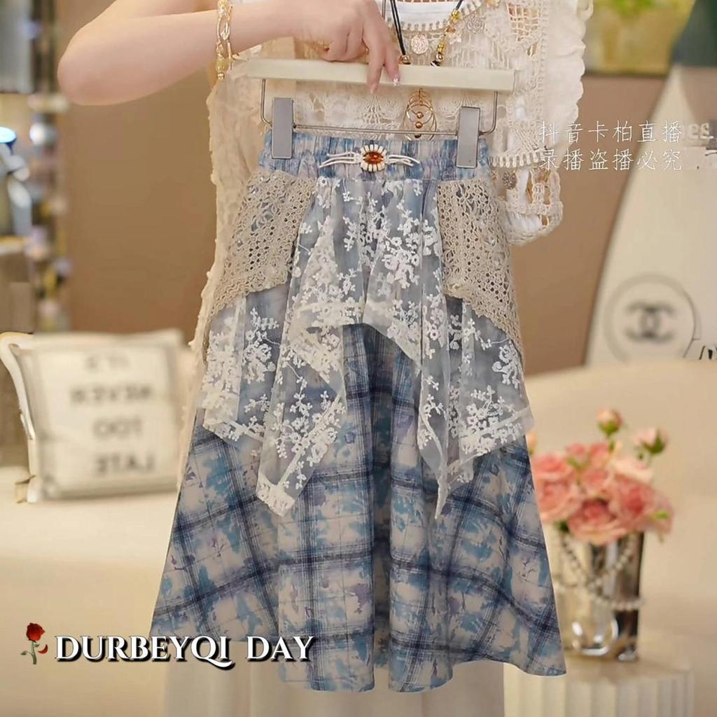 Phong Cách Bohemian Bé Gái Rỗng Treo Váy Không Đều Dân Tộc Phù Hợp Với 2025 Phong Cách Bohemian Biểu