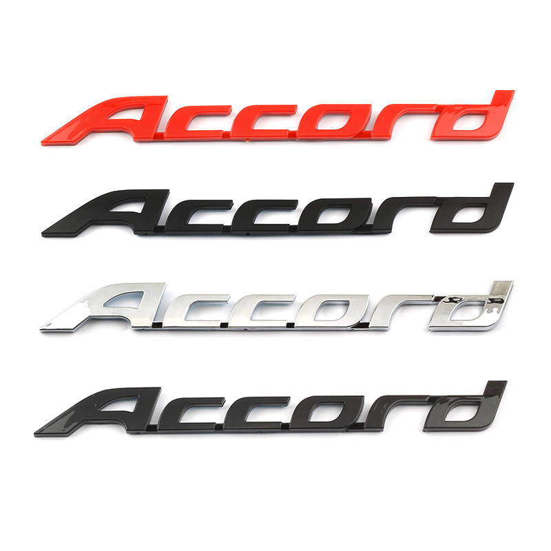 [Honda] ABS Accord Biểu tượng sửa đổi logo ô tô Accord Thân xe phía sau Decal Nhãn dán huy hiệu biểu