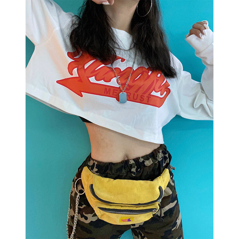 Quần áo nữ hợp thời trang quốc gia Miqiu Lin JAZZ Dance Street Dance Hip-Hop Dance Trung Quốc Kung F
