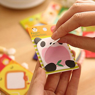 dùng để ghi thời gian Sổ tay ghi chú dính hình động vật dễ thương Imoda Kawaii 20 tờ dành cho học sinh/văn phòng.