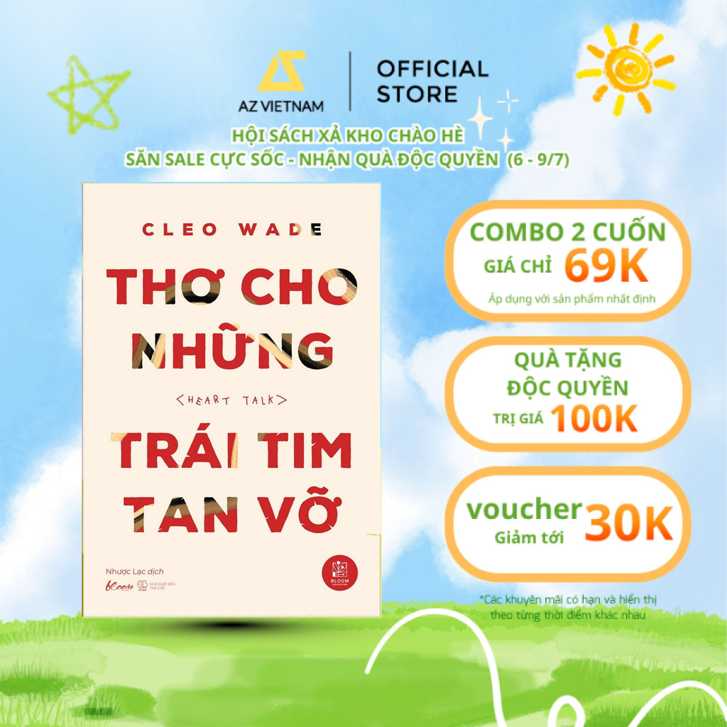 Sách - Thơ Cho Những Trái Tim Tan Vỡ (Heart Talk)
