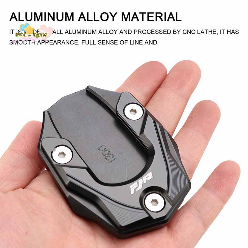 Xe Máy Chân Đế Miếng Lót Cho FJR1300 FJR 1300 2001-2019 Bên Đứng Tấm Nối Dài Miếng Lót Màu Đen Linh 