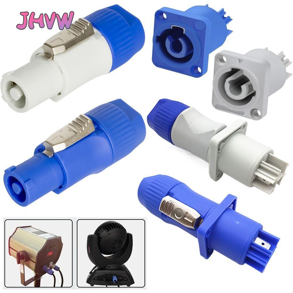 JHVW Powercon Connector, 3 PIN Xanh Trắng NAC3FCA NAC3FCB AC Nam Cắm, 3 Pin Nam Cắm 20A Ổ Cắm 250V Â