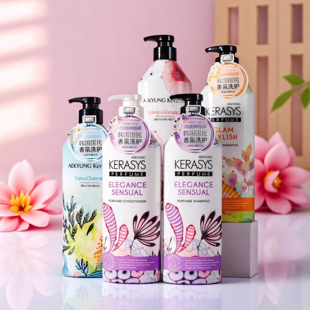 Dầu gội Aekyung Kona Hàn Quốc Dầu xả Fragrance Soft Frizz Lasting Perfume Gội (27 tháng 6 Thời gian 