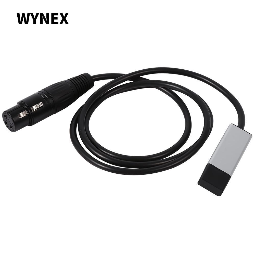 Bộ chuyển đổi USB sang DMX WYNEX, Giao diện USB sang DMX Mini 1m / 39,37 inch, Bộ điều khiển PC DMX5
